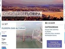 Tablet Screenshot of conciergefloripa.com.br